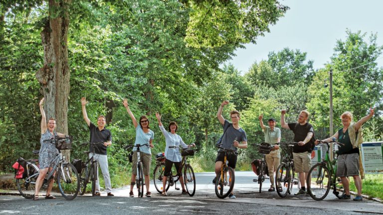 Grüner Ortsverband mit dem Fahrrad unterwegs in Reinbek